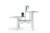 Picture of UP1 BACK-TO-BACK DUAL Adjustable Desk System - 160cm Long (White Desktop)