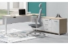 Picture of UP1 Executive L-Shape Height Adjustable Desk System - 200 Long Desk (Drawers by the Right)