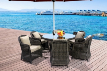 Picture of ANGERS 7PCS OUTDOOR DINING SET