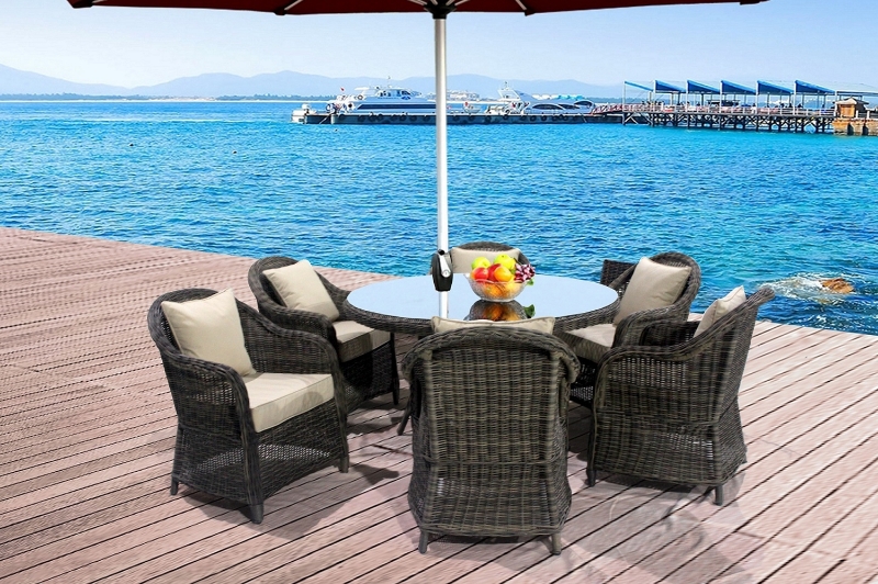 Picture of ANGERS 7PCS OUTDOOR DINING SET