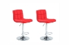 Picture of NEBULA BARSTOOL (Black/White/Red)