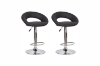 Picture of STANFORD Barstool (Black, White, Red) - Black 