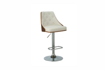 Picture of BARONY Bentwood With PU Barstool (White)