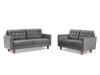 Picture of MILIOU Sofa Range (Gray) - 2 Seaters (Loveseat)
