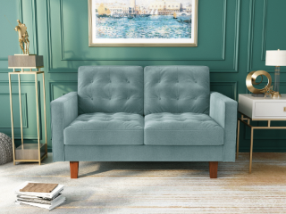 Picture of MILIOU 3+2 Sofa Range (Grayish Cyan) - 2 Seaters (Loveseat)