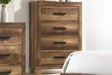 Picture of DERICK 4-Drawer Chest (Dark Brown)