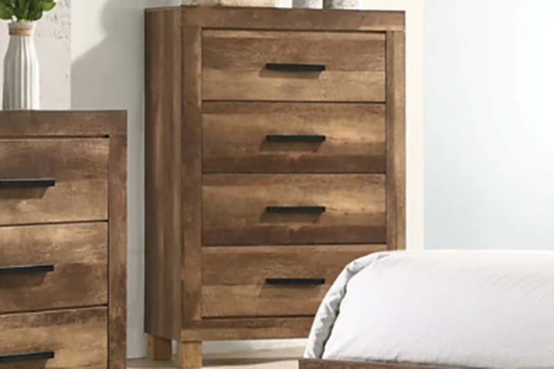 Picture of DERICK 4-Drawer Chest (Dark Brown)