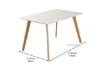 Picture of Skive  1.2/1.6M Dining Table (White)