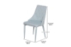 Picture of HUTCH FABRIC DINING CHAIR *BLUE