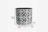 Picture of BLOOM Metal Vase (25.5cm x 25cm)