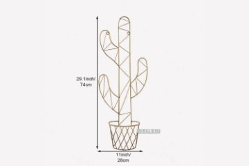 Picture of CACTUS Metal Wall Art (28cm x 74cm)