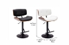 Picture of LIBERTY Bentwood Barstool (Black & White) - White