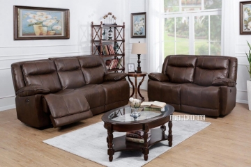 Picture of KANSAS Electric Power Reclining 1+2+3 SOFA RANGE*Leather Gel