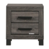 Picture of GLYNDON 2-Drawer Bedside Table (Grey)