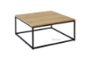 Picture of HENMAN 85 Square Coffee Table (Oak & Black)