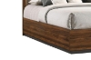 Picture of SANDRA Bed Frame with LED Headboard in Eastern King Size  (Walnut) 