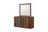 Picture of SANDRA 4PC/5PC/6PC Bedroom Combo Set in Queen/King Size (Walnut)