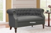 Picture of DELPHINE Fabric Love Seat Sofa (Grey)