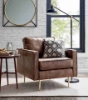 Picture of MIRANO Air Leather Lounge Chair (Brown)