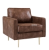 Picture of MIRANO Air Leather Lounge Chair (Brown)