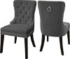 Picture of MONARC Velvet Dining Chair (Dark Gray)