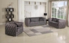 Picture of DELUCA  Embellished Tufted Love Seat (Gray)