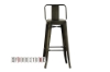 Picture of TOLIX Replica Bar Stool Seat H76 with Back - Yellow