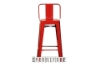 Picture of TOLIX Replica Bar Stool Seat H76 with Back - Gun