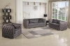 Picture of DELUCA  Embellished Tufted Love Seat (Gray)