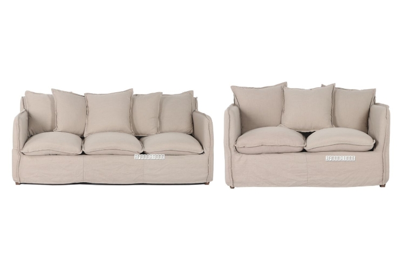 Picture of TOMASHA Feather Filled Sofa Range *Washable - Loveseat + Sofa Set