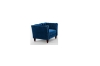 Picture of JERILYN Chesterfield Flared Arm Velvet Sofa Range (Blue) - 3+2 Set
