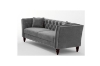 Picture of JERILYN Chesterfield Flared Arm Velvet Sofa Range (Gray)