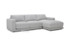 Picture of HUGO Feather-Filled Fabric Sectional Sofa *Dust, Water & Oil Resistant  (Light Grey)