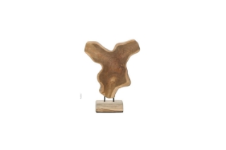 Picture of BARON Solid Teak Wood Display Abstract - Small