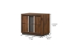Picture of SANDRA  2-Drawer Nightstand (Walnut)