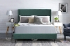 Picture of POOLE Velvet Bed Frame in Double/Queen/King Size (Green)