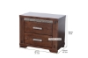 Picture of (FINAL SALE) PALAZZO 2-Drawer Nightstand