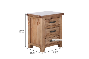 Picture of FRANCO Solid NZ Pine Nightstand