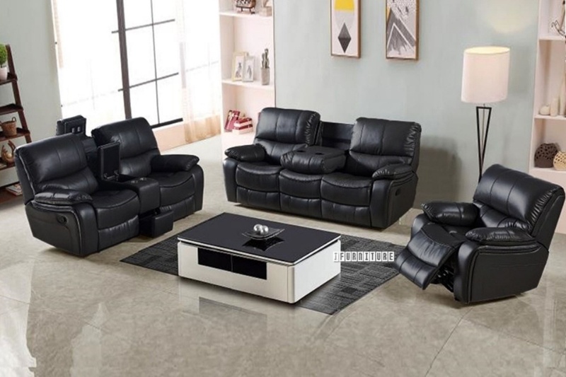 Picture of PASADENA Reclining Air Leather Sofa Range (Air Leather) 