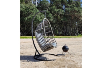 Picture of WHETZEL RATTAN HANGING EGG CHAIR