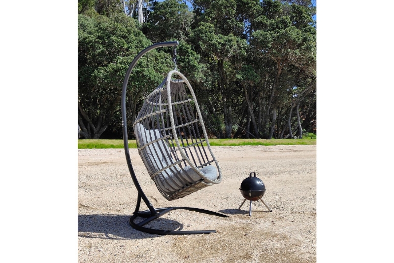 Picture of WHETZEL RATTAN HANGING EGG CHAIR