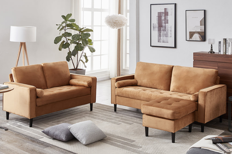 Picture of WALLUX  Steel Frame Sofa Range in Yellow