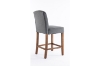 Picture of CALILA Tufted Farmhouse Style Bar Stools (Set of Two) (Gray)