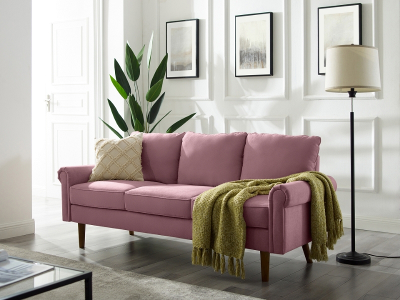 Picture of HALDERSON 3 Seaters Sofa (Pink)