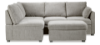 Picture of PARKLAND Sectional Sofa with Pull-Out Bed & Storage Ottoman