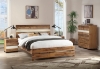 Picture of LEAMAN 5PC Acacia Wood Bedroom Combo Set in Queen/King Size