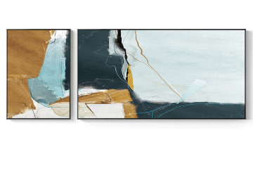 Picture of STARRY SKY B --2 Piece Framed Canvas Print Art