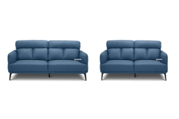 Picture of SIKORA 3+2+1 Fabric Sofa Range (Blue)