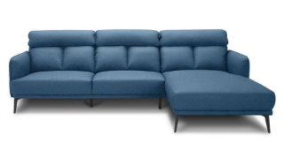Picture of Sikora Sectional fabric Sofa *Blue - Facing Right