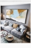 Picture of ABSTRACT ART #3 - (Emotion) - Framed Canvas Print Art  